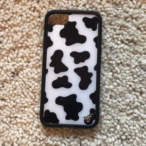 cow print wildflower case size 7